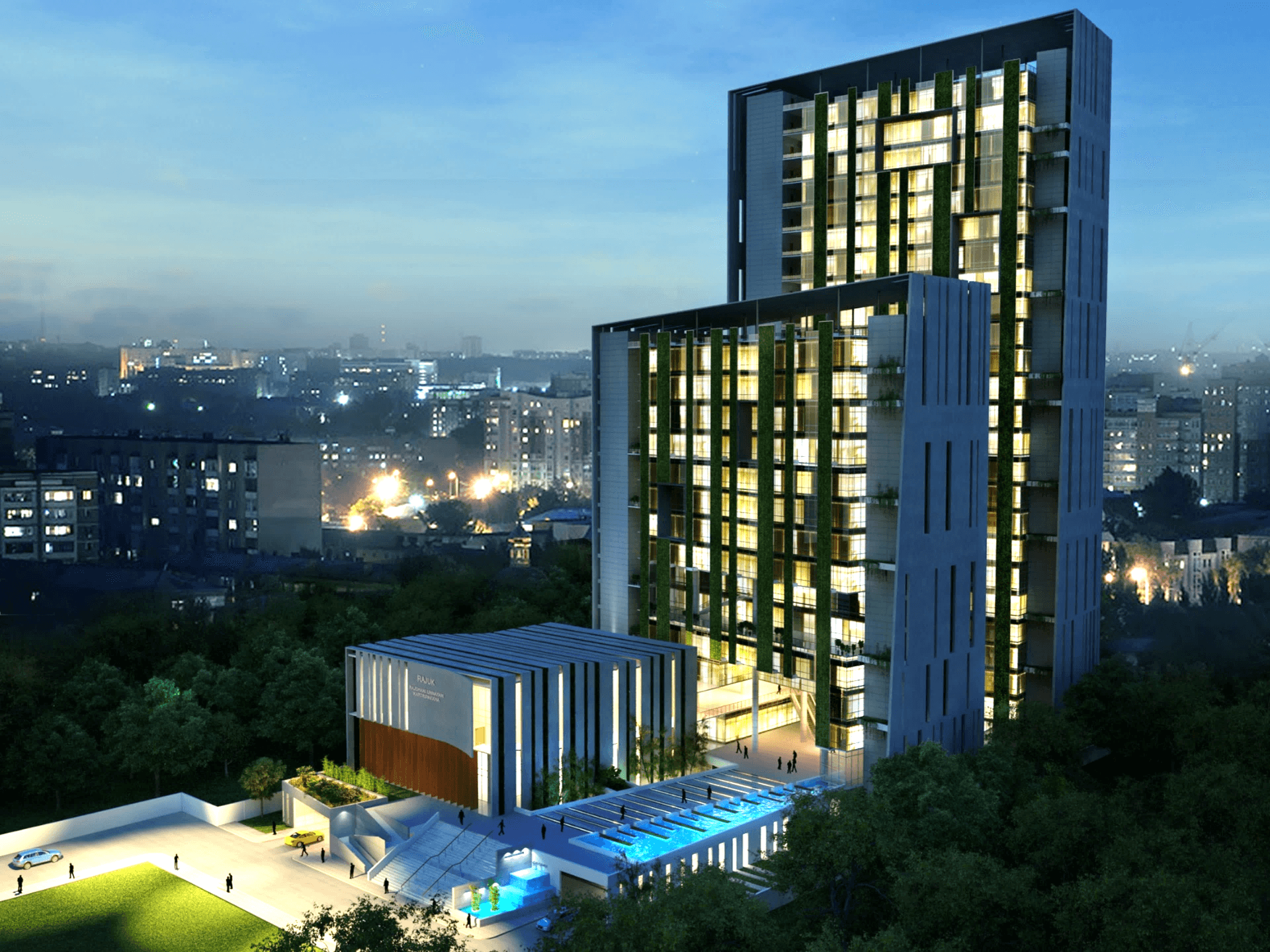 RAJUK Headquarter building design by Vista Architectural Consultant in Mohakhali, Dhaka